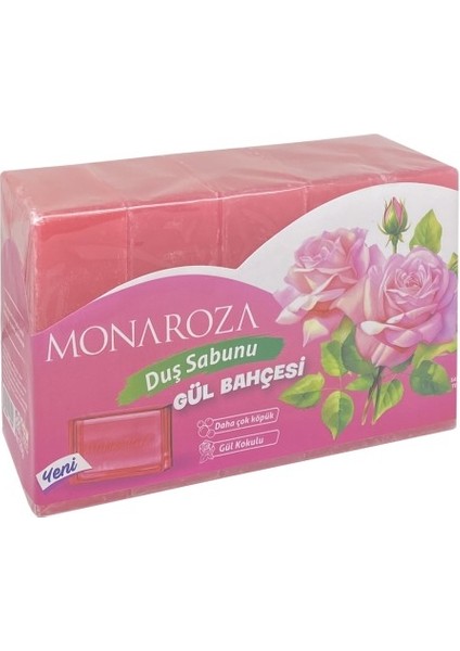 Mona Roza 600 Gr. 5'li Gliserinli Gül Duş Sabunu
