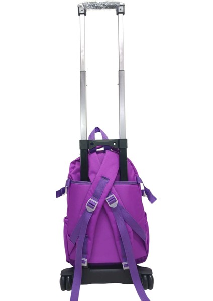 2 Kademeli Çekçekli, Tekerlekli Portatif Karakter Desenli Ilk Okul Sırt Çantası indirimleri