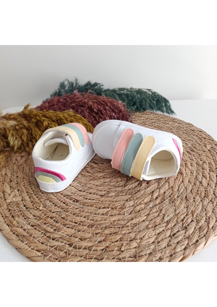 Kız Premıum 7378 Üç Bantlı Ilk Adım Patik Ayakkabı 17-18-19 No modelleri