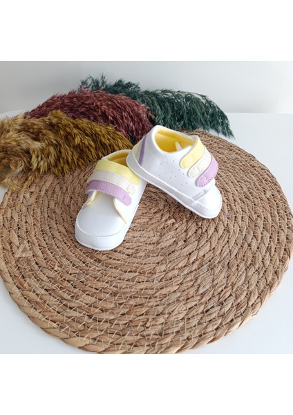 Kız Premıum 7378 Üç Bantlı Ilk Adım Patik Ayakkabı 17-18-19 No