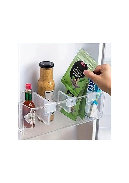 Arvale 10 Adet Buzdolabı Kapak Içi Düzenleyici Plaka | Dolap Içi Düzenleyici