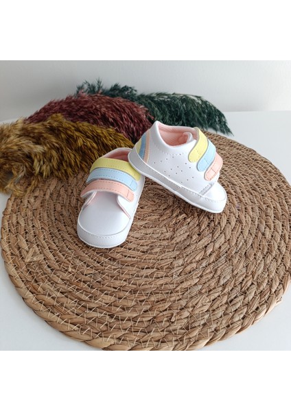 Kız Premıum 7378 Üç Bantlı Ilk Adım Patik Ayakkabı 17-18-19 No