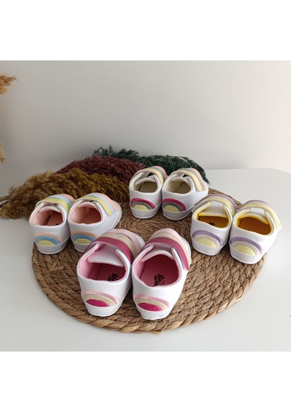 Kız Premıum 7378 Üç Bantlı Ilk Adım Patik Ayakkabı 17-18-19 No fırsatları