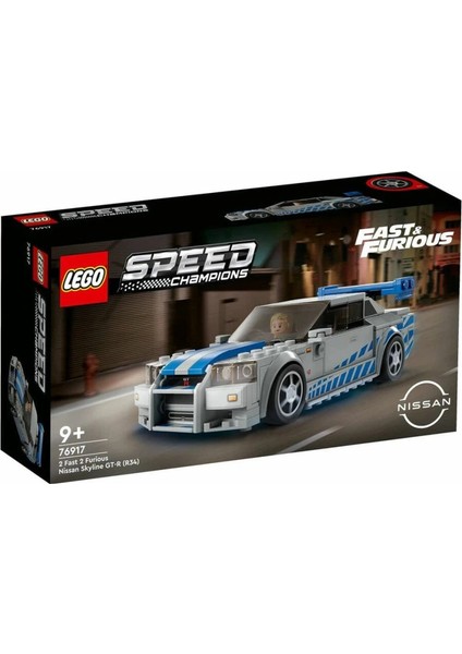 Bfs 76917 LEGO Speed Champ. Fast And Furious Nissan Skyline Gt-R 319 Parça +9 Yaş