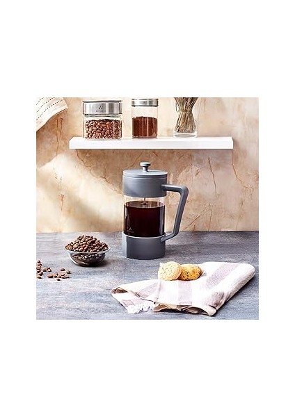 Ar Yıldız Doppio Grey French Press 1000 ml