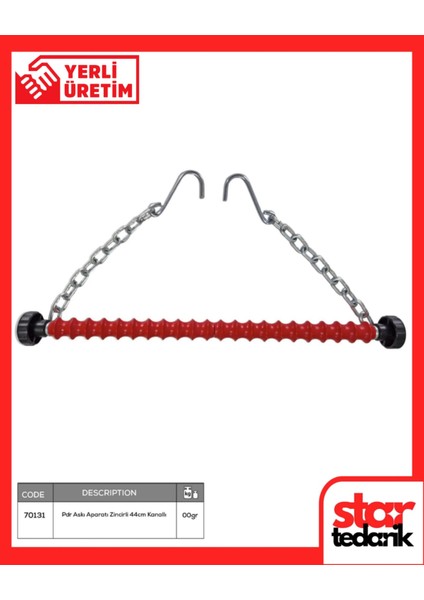 Boyasız Göçük Dğzeltme Askı Aparatı Zincirli 44CM Kanallı