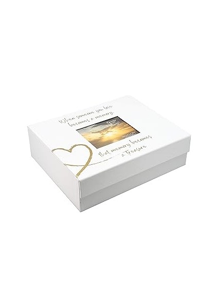 Pavilion Gift Company Hatıra Kutusu, Beyaz, 28 cm x 22 cm