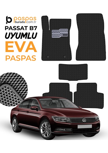 Passat B7 Uyumlu Hücreli Premium Eva Paspas Seti