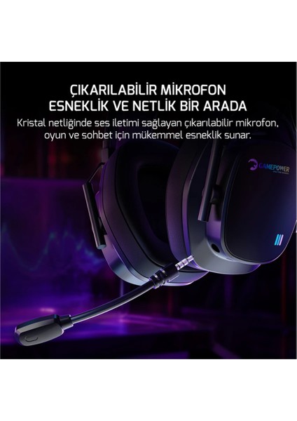 Kai Titanium Ultra 7.1 USB Kablolu/kablosuz Kulak Üstü Oyuncu Kulaklığı indirimleri