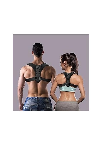 Dik Duruş Korsesi Kamburluk Önleyici Dik Duruş Aparatı Duruş Düzelten Bel Sırt Omuz Korsesi