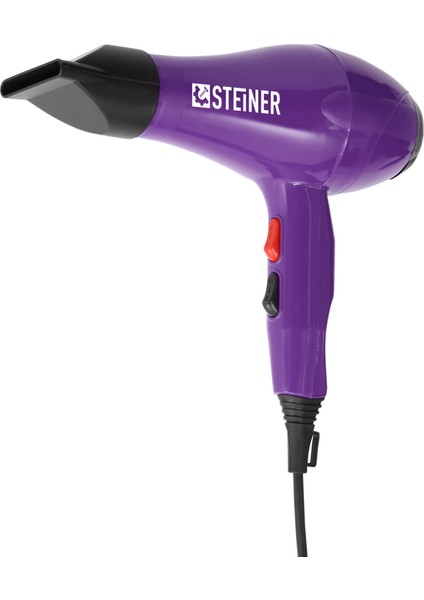 3600 Watt Profesyonel Saç Kurutma Makinesi Fön Makinesi Ac Motor MS-9001 Mor + 2 Adet Başlık fırsatları