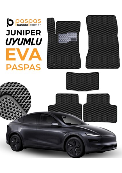 Model Y Juniper 2025 Uyumlu Hücreli Premium Eva Paspas Seti