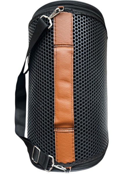 Kedi ve Köpek Taşıma Çantası Kabin Boy Premium Taba Renk Omuz Askılı