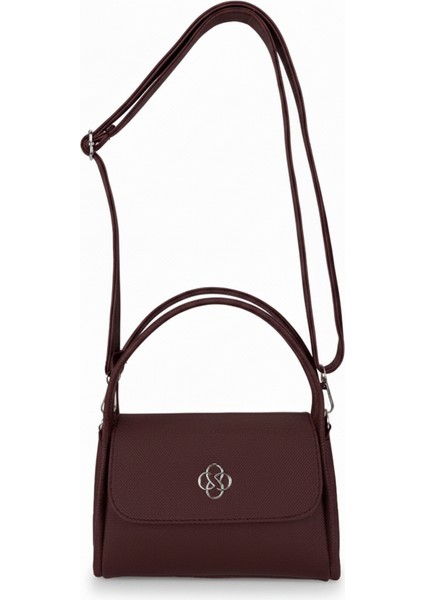 Mini Kadın Çantası | Yonca Metal Detaylı Kapaklı Model | El, Omuz ve Çapraz Askılı Çok Fonksiyonlu modelleri