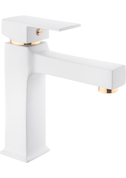 Beyaz Gold Lavabo Bataryası