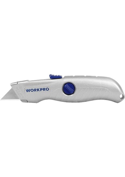 Workpro WP213007 Alüminyum Gövde Otomatik Geri Çekilebilir Rötuş Maket Bıçağı