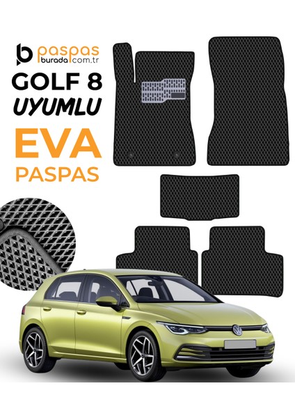 Golf 8 Uyumlu Hücreli Premium Eva Paspas Seti