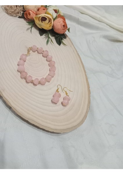 Şık Pembe Takı Seti