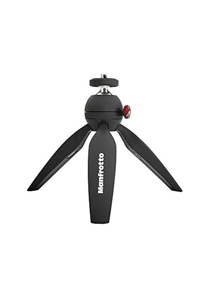 Manfrotto Mtpiximii-B Pixi Masa Tripodu, 1 Kg'a Kadar, Kompakt ve Sistem Kameralar Için, Siyah