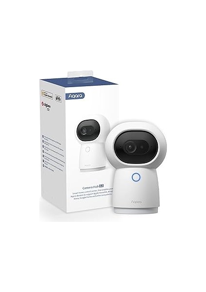 Aqara Hub G3 Kamera, Ai Destekli Güvenlik Kamerası, Yüz ve Hareket Tanıma, Ev Kamerası, 360° Görüş