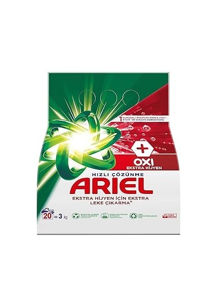 Oxi Extra Hijyen 3 kg Toz Çamaşır Deterjanı