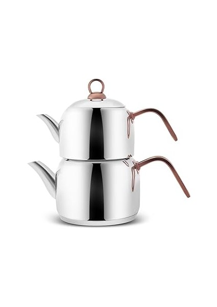 Ortaboy Çaydanlık Takımı Rosegold