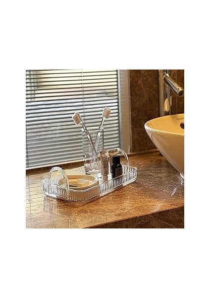 Banyo Düzenleyici Organizer Banyo Rafı (Şeffaf)