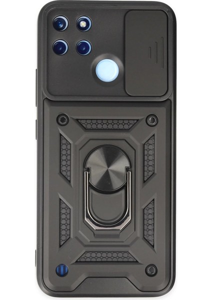 C25Y Kılıf Pars Yüzüklü Silikon - Siyah