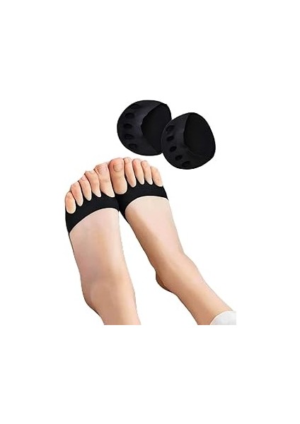 Kyrotech Kadınlar Için Ön Ayak Pedleri Çorap Tipi, Görünmez, Kaymaz, Nefes Alabilir Ayak Yastığı, M