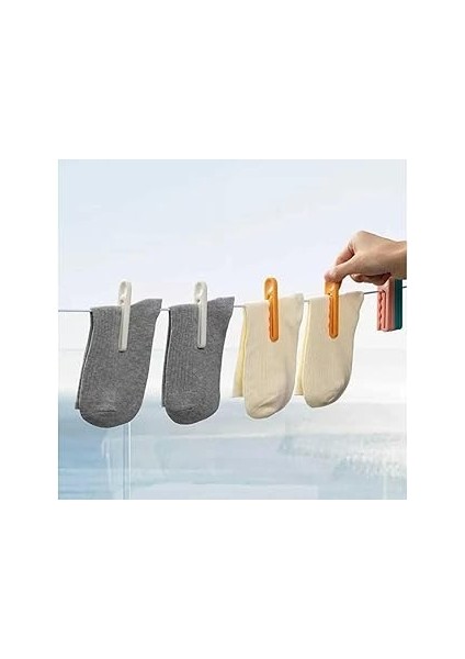 Emey E-Ticaret Çok Amaçlı Çamaşır Kurutma Klipsleri, Gıda Torbası Klipsleri, Kurabiye Klipsleri, Kı