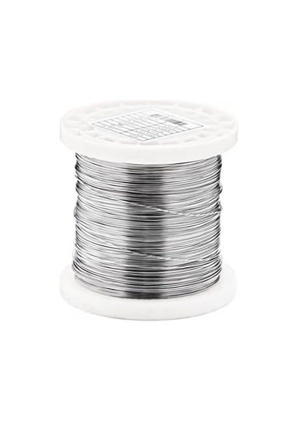 Hdg Paslanmaz Çiçek Teli, Gümüş Renk Kalınlık : 0.70 mm - 20 Metre