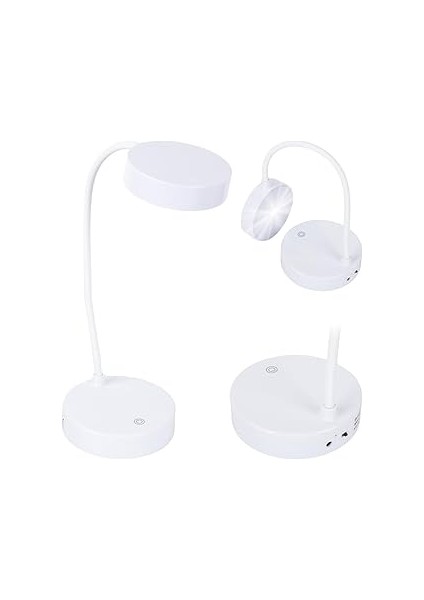 3 Mod Işıklı Masa Lambası, Akrobat Masaüstü Çalışma Lambası, USB Şarjlı 3 Aydınlatma Modlu Kitap