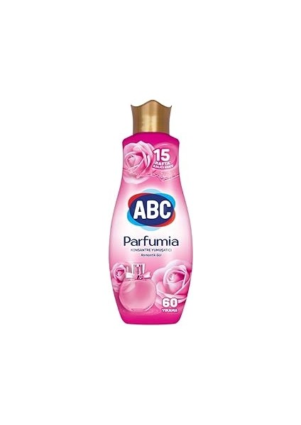 Abc Deterjan Abc Parfumia Romantik Gül Konsantre Yumuşatıcı 60 Yıkama 1440 ml