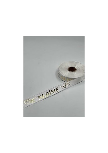 Benim Marifetlerim - Beyaz Üzerine Altın Nedime Kurdelesi