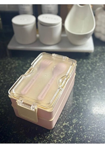 2 Katlı Yemek Saklama Kabı | Sızdırmaz Beslenme Kutusu | Sporcu ve Diyet Seti fiyatları