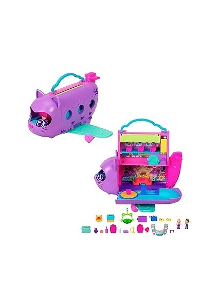 Polly Pocket™ Mi̇ni̇k Kedi̇ Hava Yollari™ Oyun Seti Polly Pocket Adventures In Rio Uçak Oyun Seti, 2 M