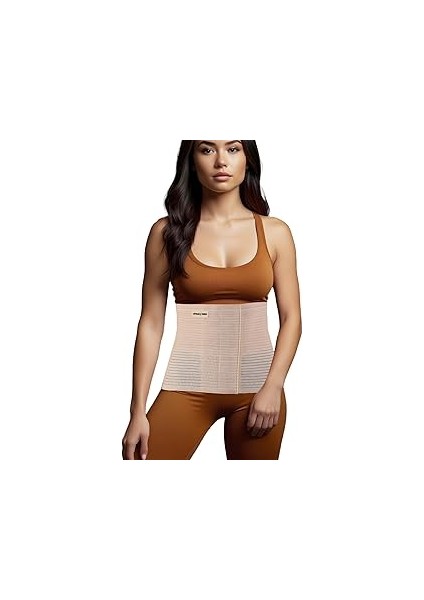 Abdominal Korse – Ayarlanabilir Karın ve Bel Destekli Nefes Alabilir Korse, Esnek Yapı ile Günlük V