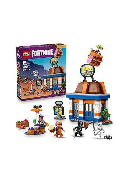 Fortnite Durrr Burger Restoranı 77076-10 Yaş Üzeri Çocuklar Için Bronz Bombacı, Burger Bey, Ru
