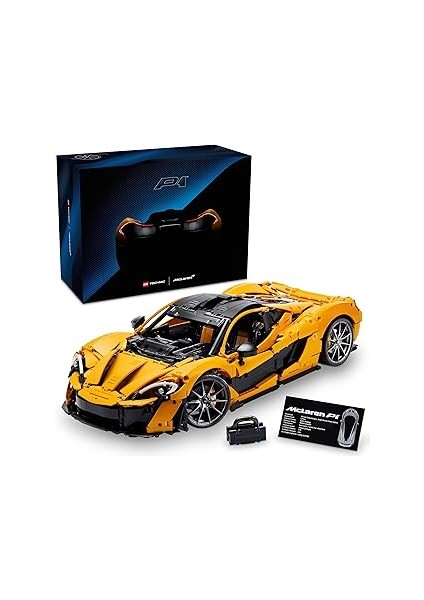Technic Mclaren P1 42172, Otomobil Tutkunu Yetişkinler Için Sergilenebilir Araba Modeli Yapım