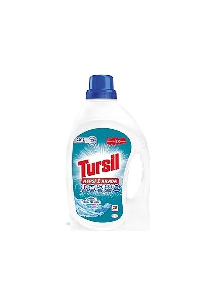 Tursil Yoğun Ferahlık Sıvı Çamaşır Deterjanı 26 Yıkama 1690 ml