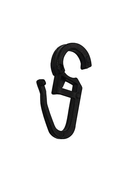 X-Perk Rustik Perde Klipsi 30 Adet Siyah