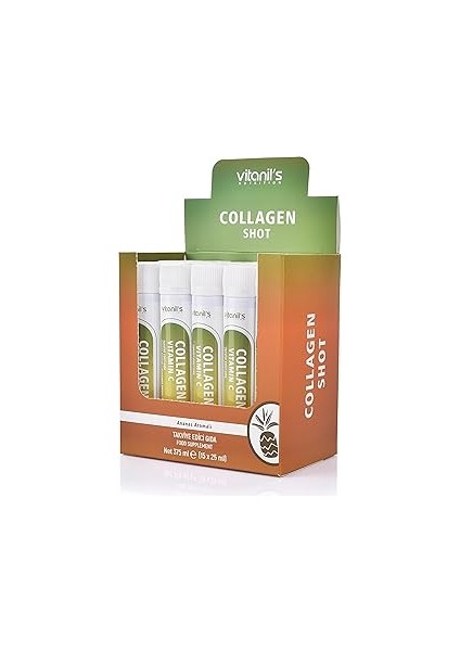 Vitanils Kollajen Shot Ananas Aromali - 25MLX15