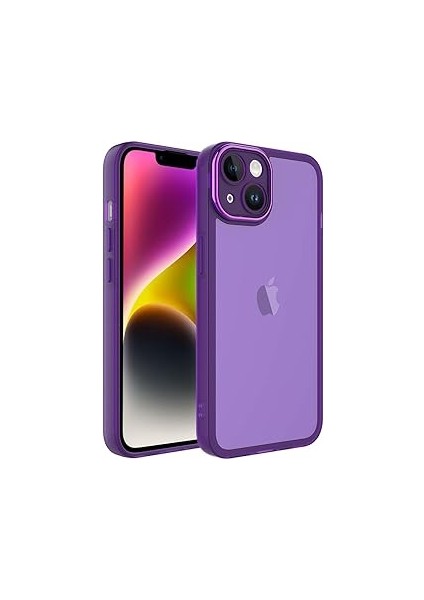 Spia 13 Kılıf Derin Mor Primula Kamera Korumalı Kapak Koruyucu Tasarım (Apple 1