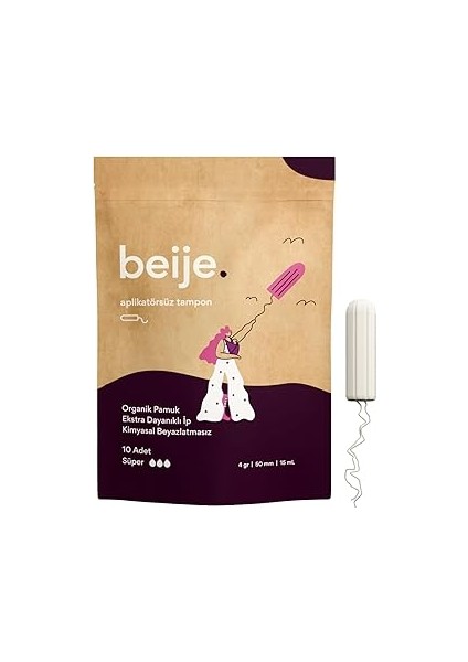 Beije 10'lu Süper Tampon