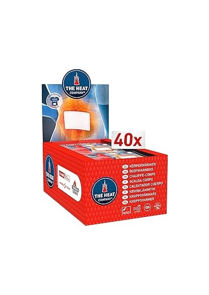 The Heat Company Vücut Isıtıcı – 40 Adet – Isı Bandı Sırt ve Boyun – Ekstra Sıcak – Vücut Isıtıcı –