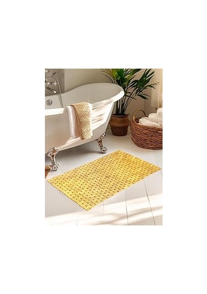 Paçi Bath Serisi 40X60 cm Doğal Bambu Banyo Paspası