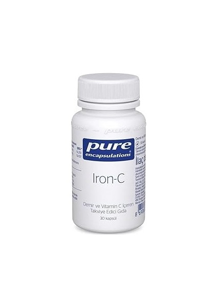 Pure Encapsulations Iron-C 30 Kapsül