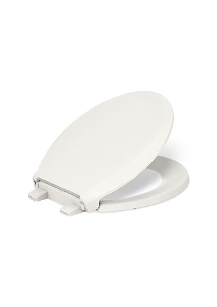 Kohler 4639-RL-96 Cachet Readylatch Sessiz Kapanan Yuvarlak Klozet Oturağı, Yumuşak Kapanan Klozet