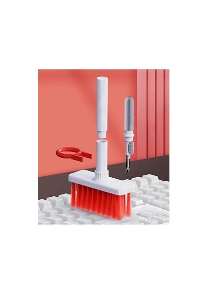 Kulaklık Temizleme Kalemi Klavye Çatlak Kulaklıklar 5 Parçalı Bilgisayar Kulaklık Temizleme Fırçası