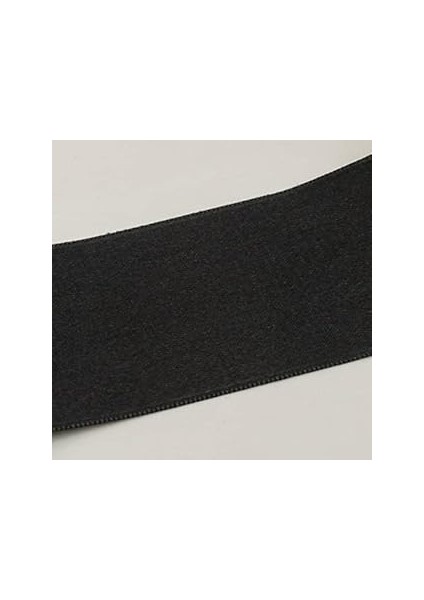 Siyah Saten Kurdela 6 cm x 10 Metre